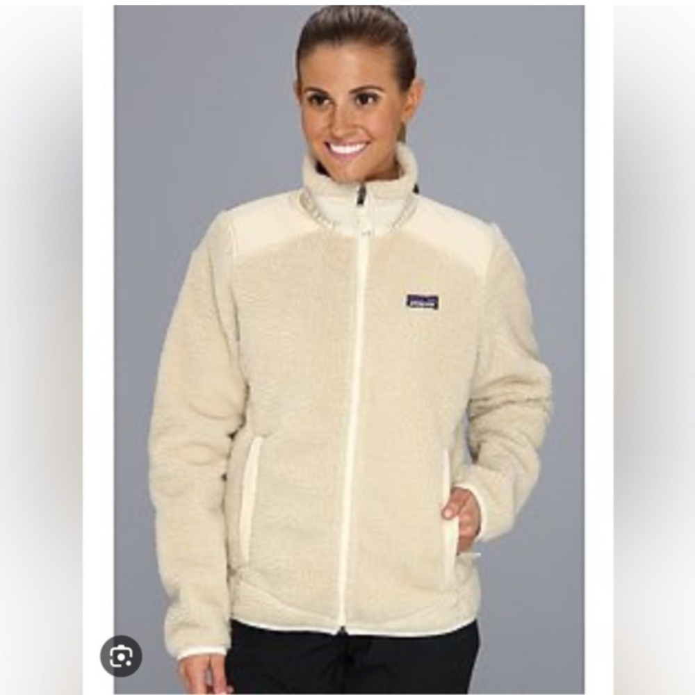 Patagonia Cream Teddy Jacket